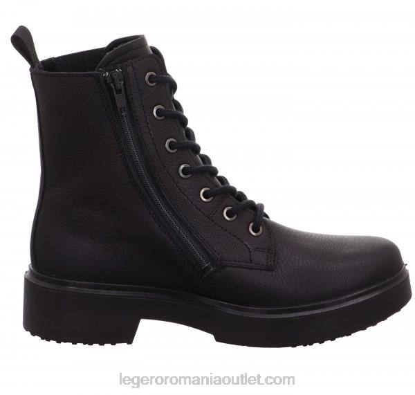 femei cizme angel cu siret negre 882B315 Legero