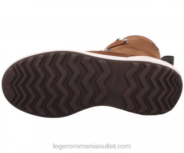 femei cizme confortabile cu șireturi snuff 882B263 Legero