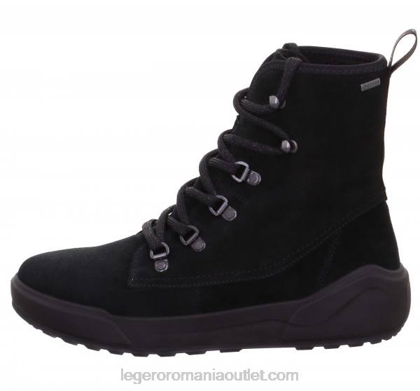 femei cizme confortabile negre 882B304 Legero